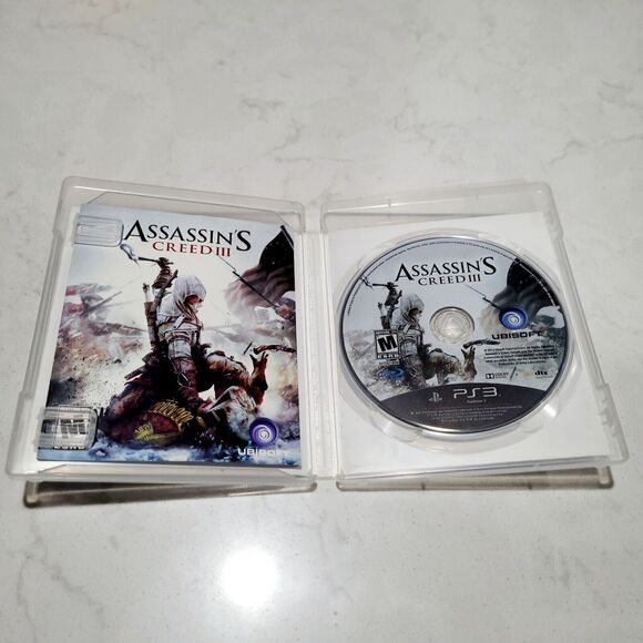 Assassin's Creed III Steelbook PS3 PlayStation 3 Tested Collectors CIB EUC - Picture 7 of 7